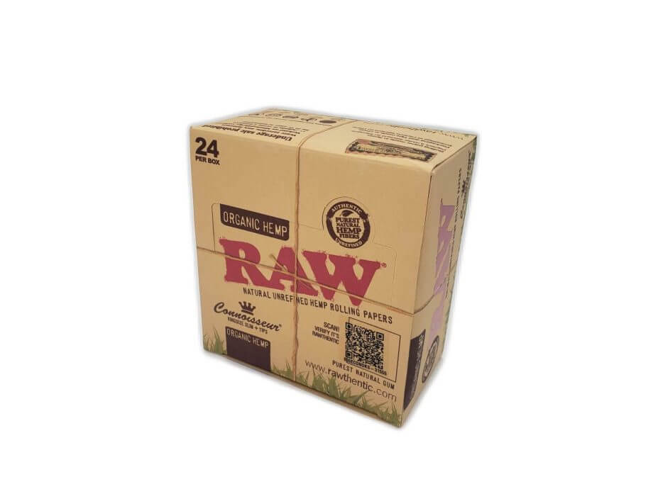 20230511_170318.jpg RAW (ORGANIC HEMP) CONNOISSUR KINSIZE SLIM + TIPS - Image 1