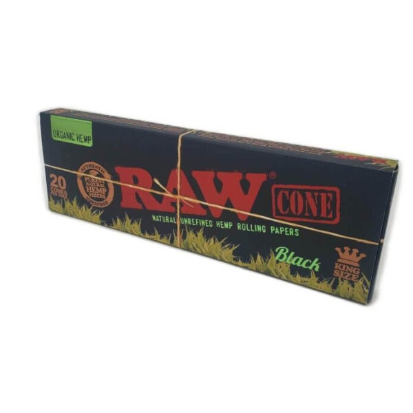 RAW BLACK ORGANIC HEMP KING SIZE (20 CPP)
