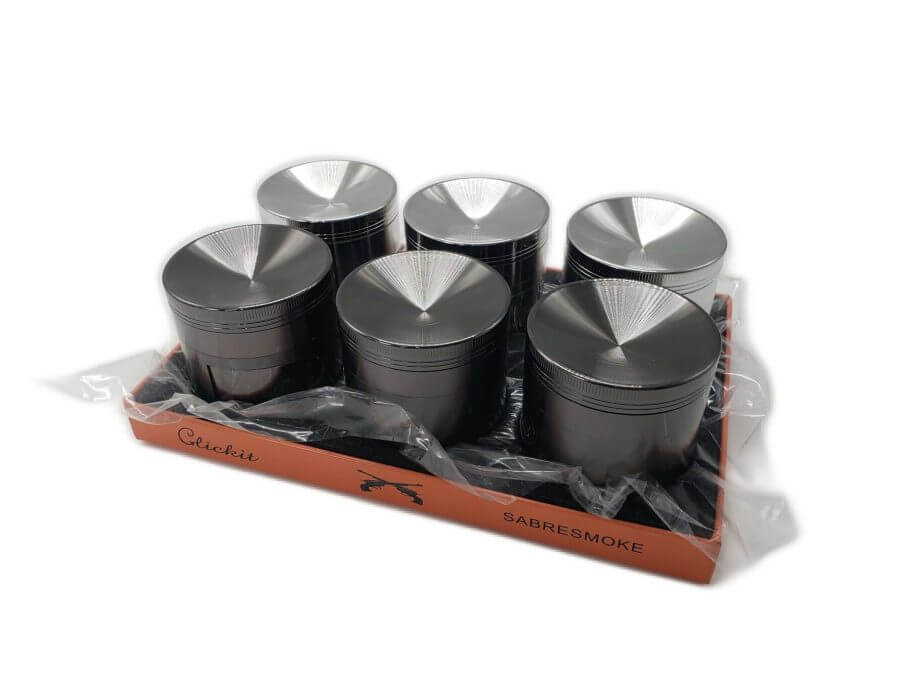 20230513_111051.jpg CLICKIT SABRESMOKE METAL GRINDERS 6PCS - Image 1
