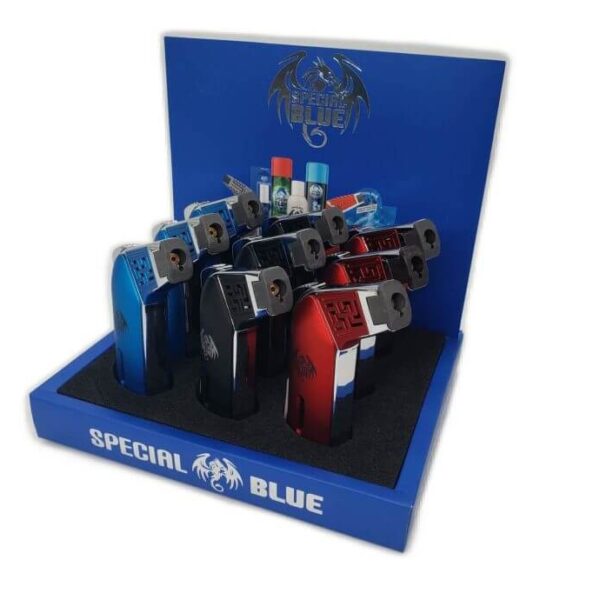 SPECIAL BLUE THE AVENGER TORCH LAZER DISPLAY (9 PCS)