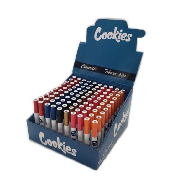 COOKIES CIGARETTE TOBACCO PIPE 3.1 IN 100 PCS