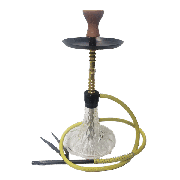 PUFF BIG CRYSTAL HOOKAH - GOLD / BLACK