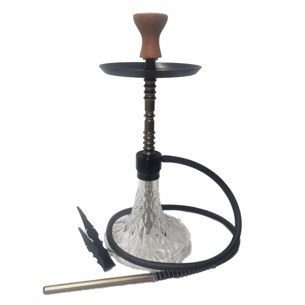 PUFF BIG CRYSTAL HOOKAH -   BLACK /  BRONZE