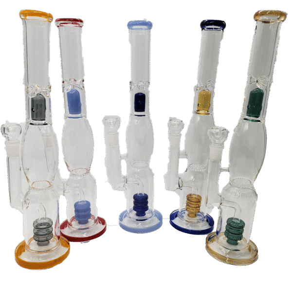 GB1382 GLASS PIPE (16 INCH) TRIPPLE FILTER