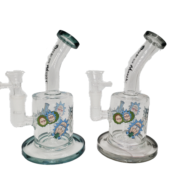 RICK MORTY GLASS PIPE